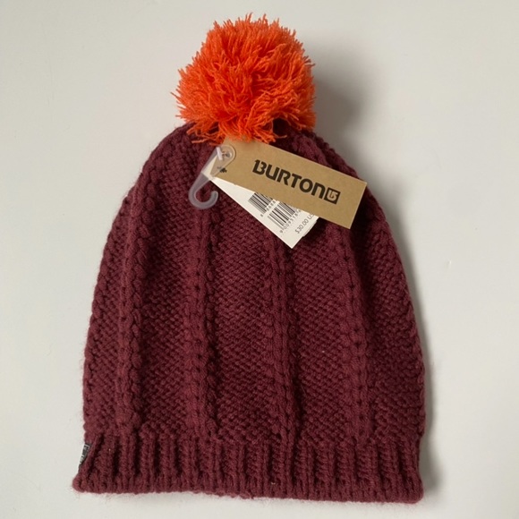 Burton NEW Answer Beanie Hat Sangria - Picture 2 of 6